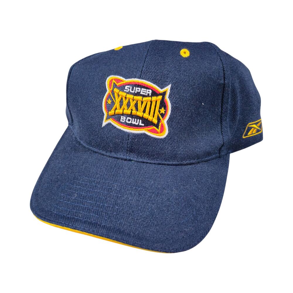 2004 Super Bowl 38 Reebok Strapback